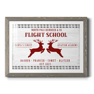 Flight School-Premium Framed Print - Ready to Hang