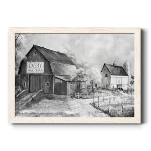 Day at the Farm-Premium Framed Canvas - Ready to Hang