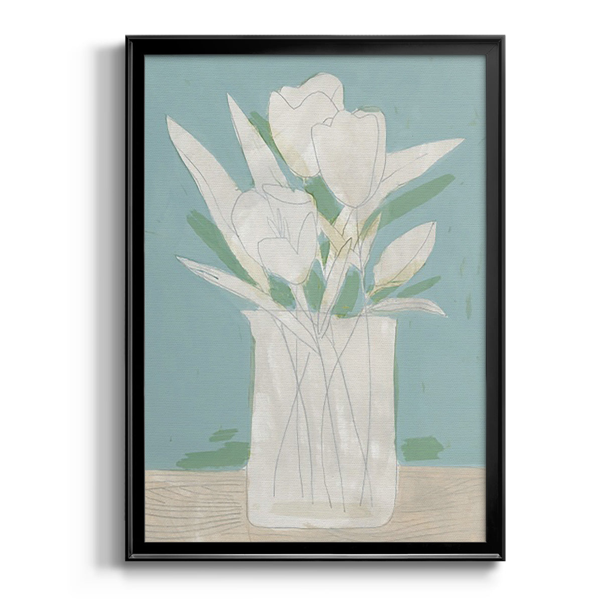 Muted Spring Arrangement II Premium Framed Print - Ready to Hang