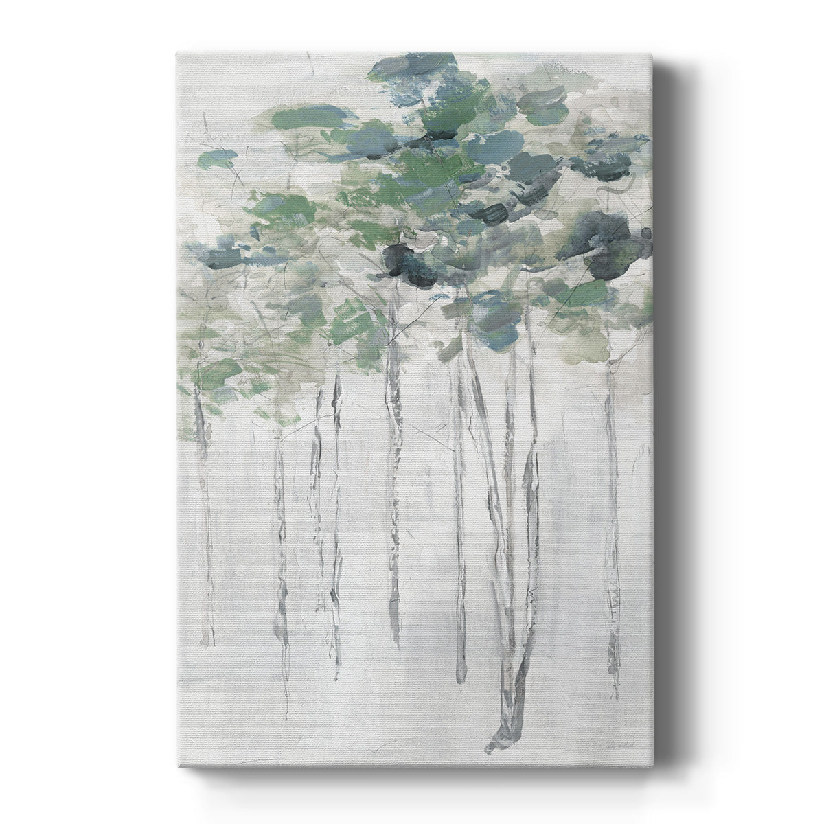 Impasto Tree Line II - Canvas Art Print
