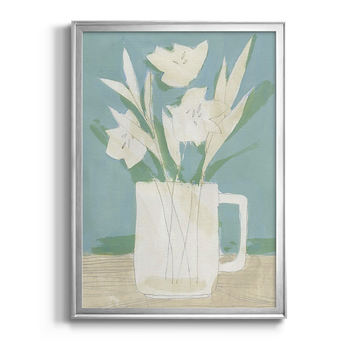 Muted Spring Arrangement III Premium Framed Print - Ready to Hang