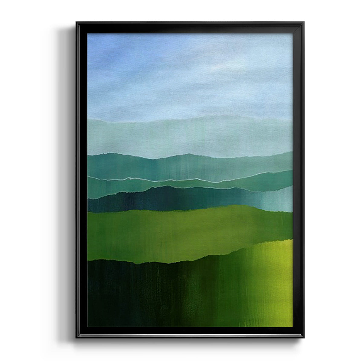 Blue Ridge Fade I Premium Framed Print - Ready to Hang