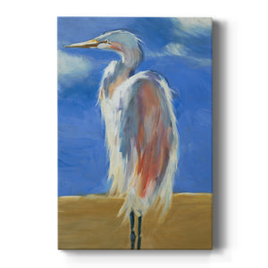 Blue Heron Premium Gallery Wrapped Canvas - Ready to Hang
