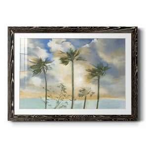 Palms in the Wind-Premium Framed Print - Ready to Hang