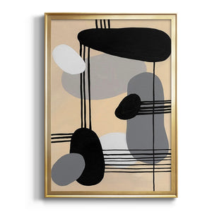 Interconnected Shapes II Premium Framed Print - Ready to Hang