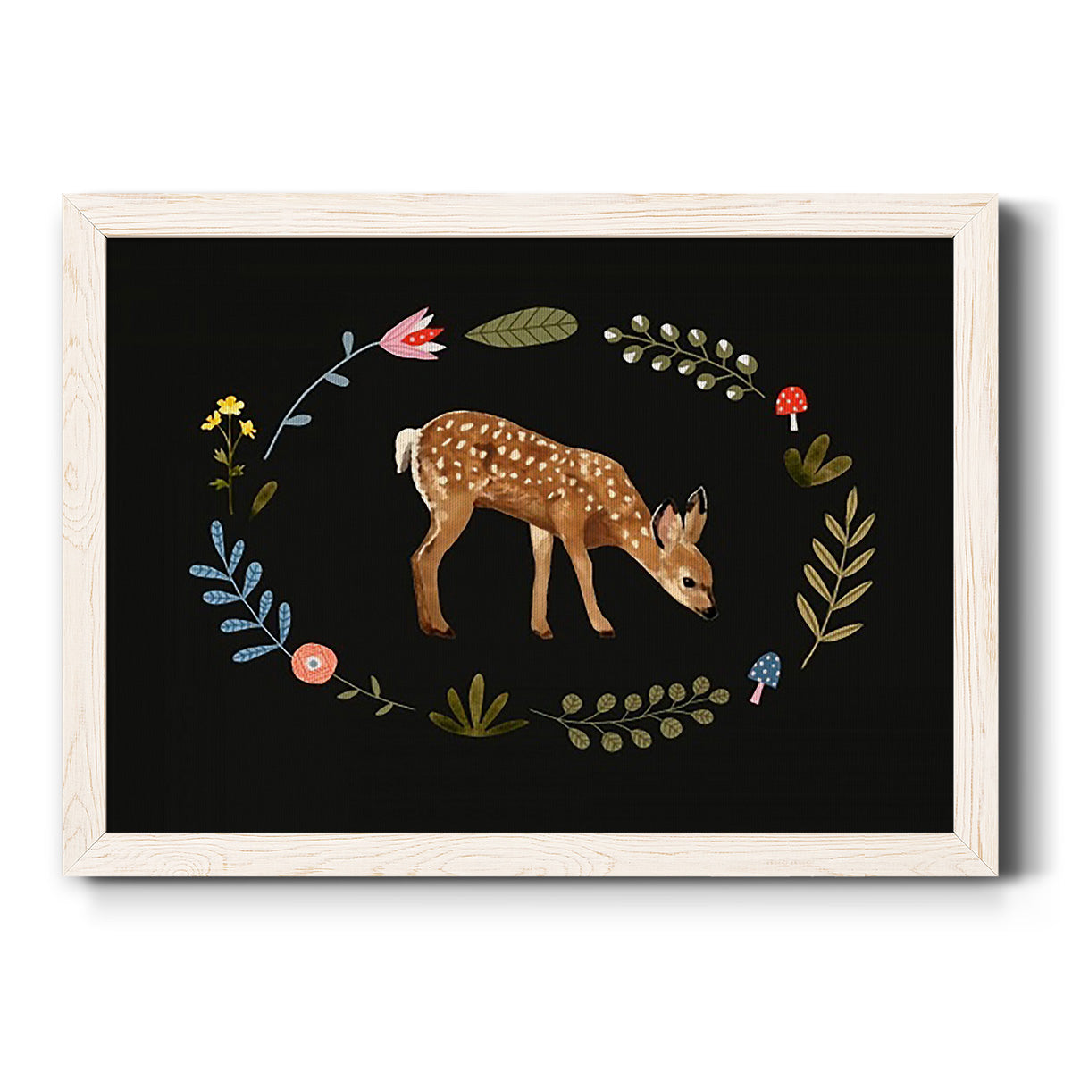 Critter & Foliage III-Premium Framed Canvas - Ready to Hang