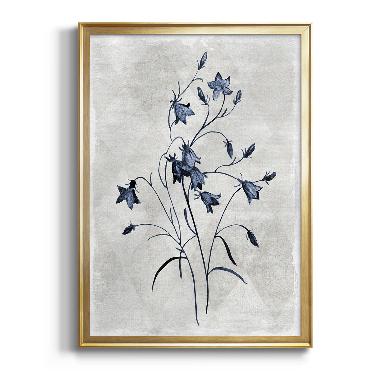 Sepia Botanical Journal I - Modern Framed Canvas Print