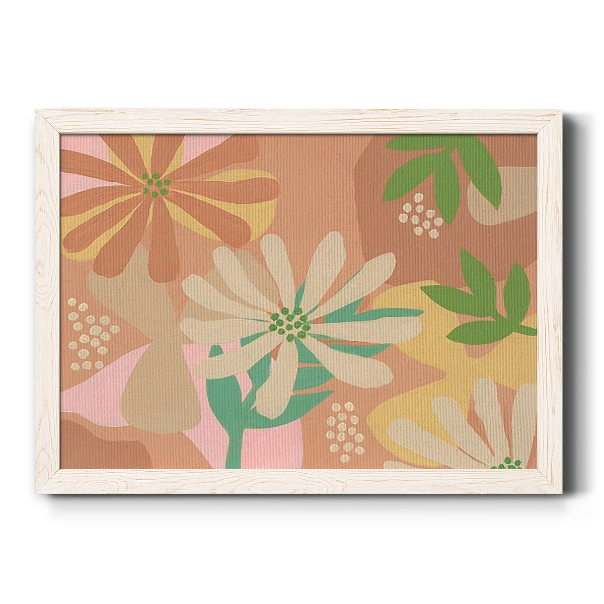 Neutral Blooms III-Premium Framed Canvas - Ready to Hang