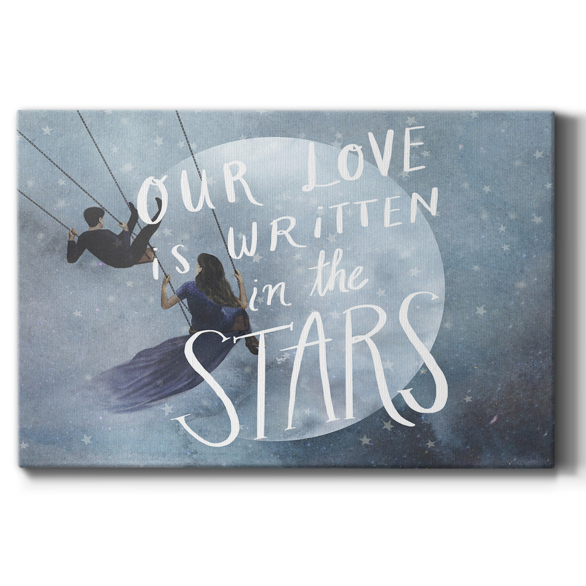Celestial Love Collection A Premium Gallery Wrapped Canvas - Ready to Hang