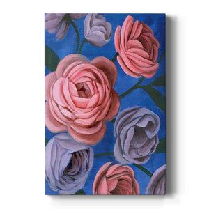 Layered Petals II Premium Gallery Wrapped Canvas - Ready to Hang