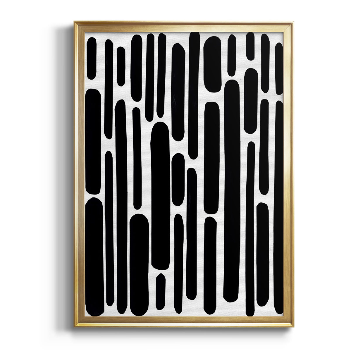 Sepia Botanical Journal I - Modern Framed Canvas Print