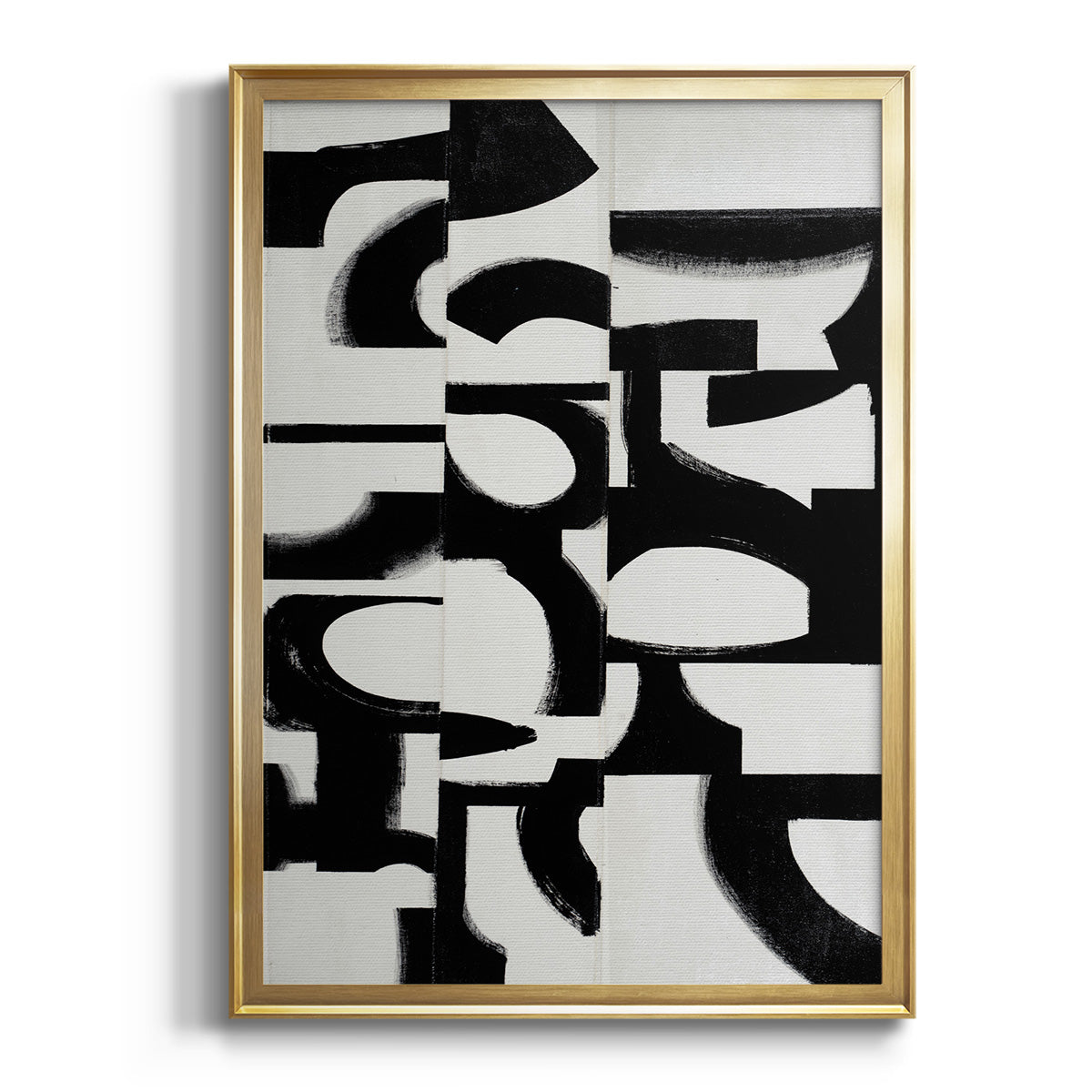 Sepia Botanical Journal I - Modern Framed Canvas Print