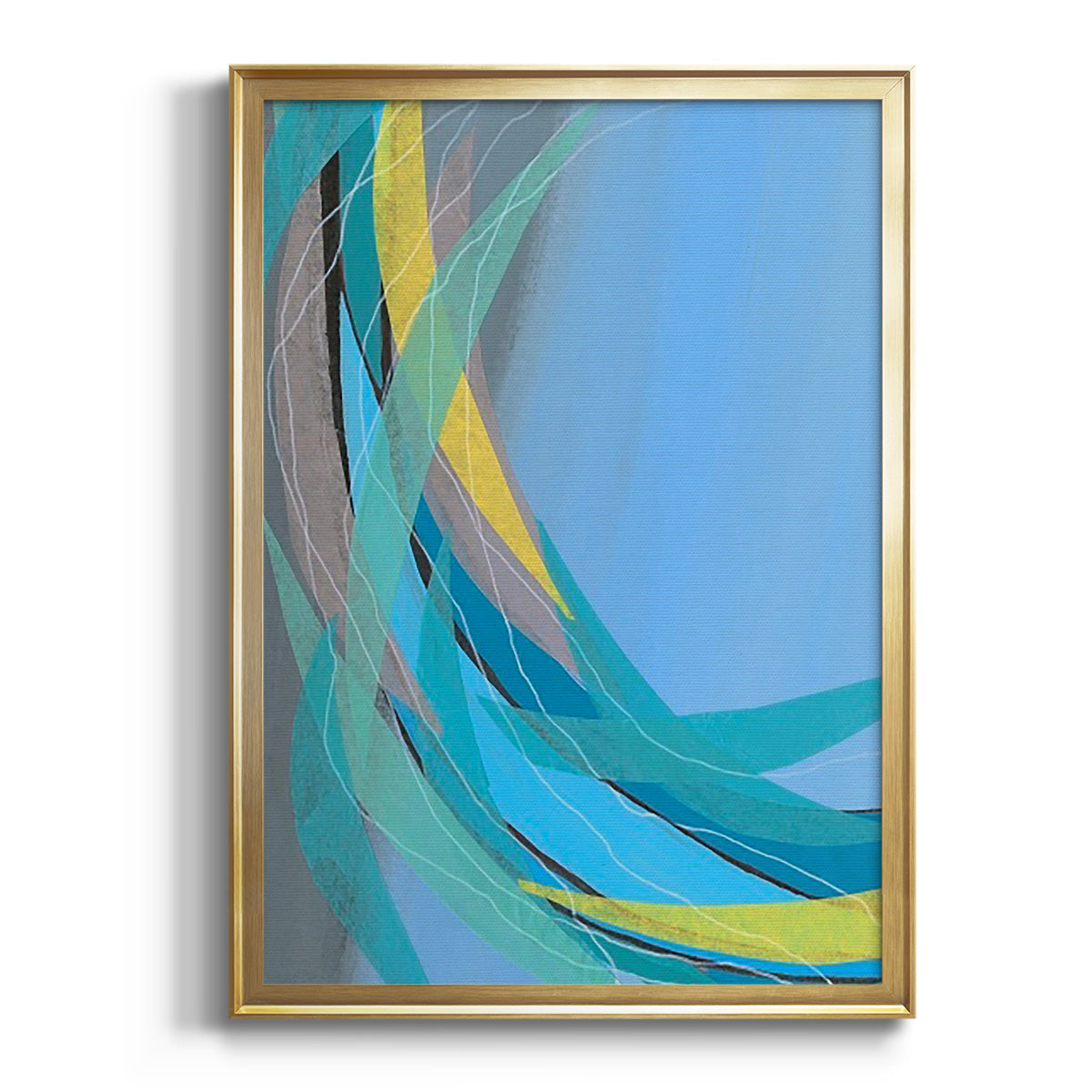 Soft Half Shell I - Modern Framed Canvas Print