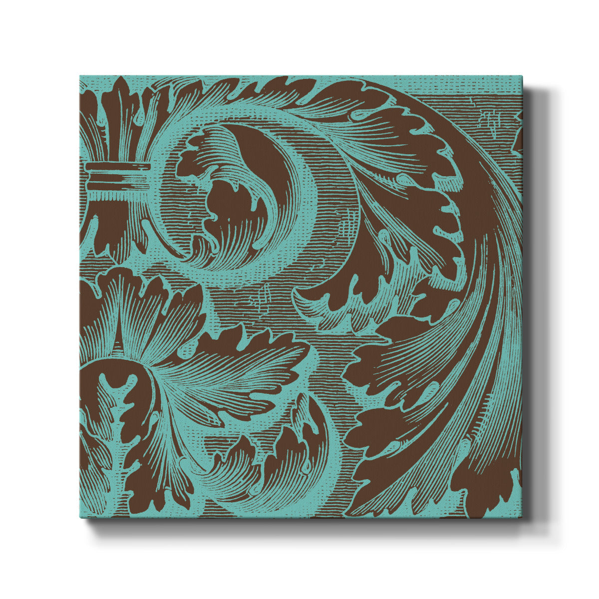 Azure Acanthus II - Canvas Art Print
