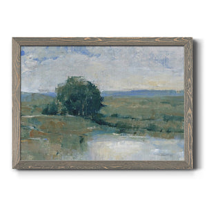 Riverbank Impression I-Premium Framed Canvas - Ready to Hang
