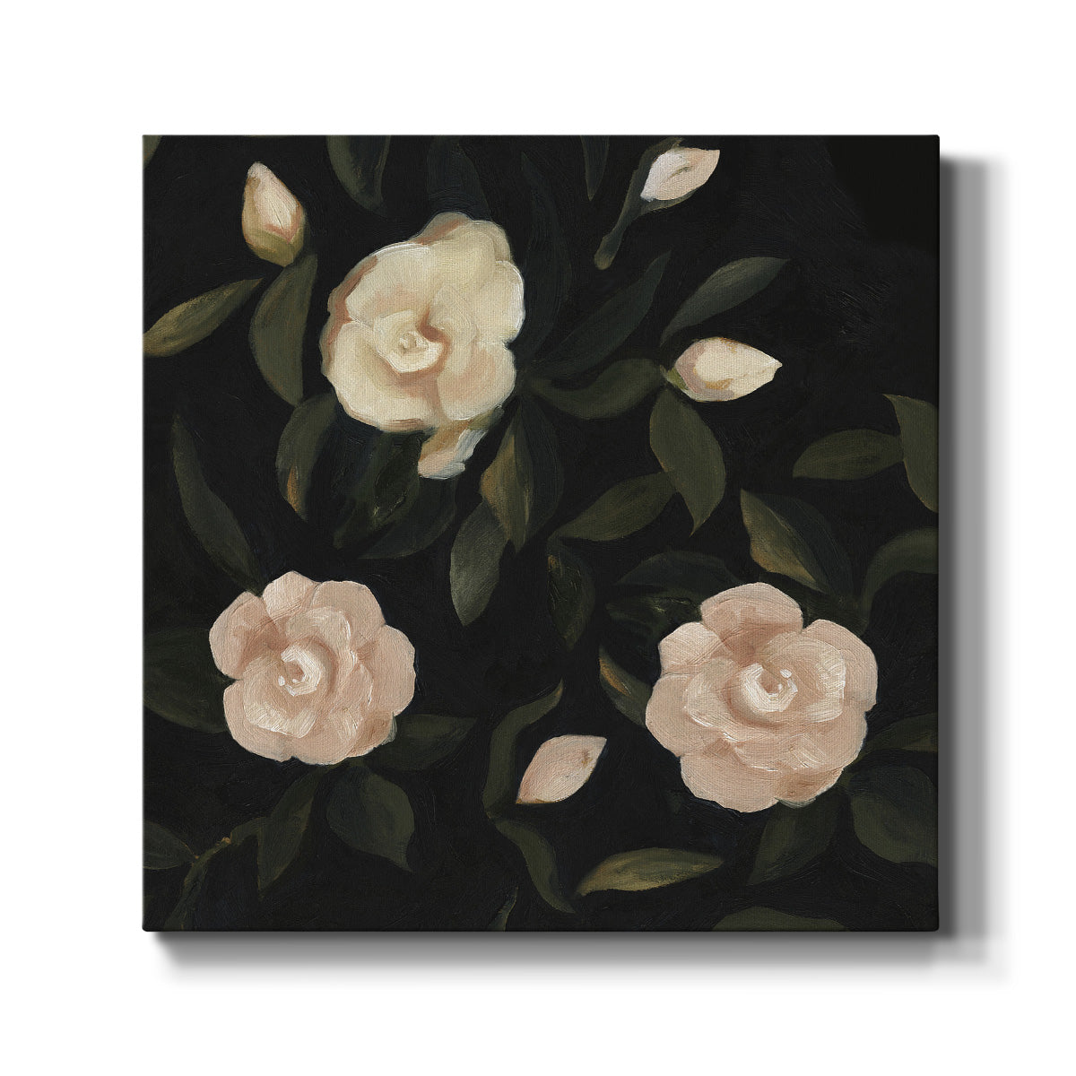 Evening Gardenias II-Premium Gallery Wrapped Canvas - Ready to Hang