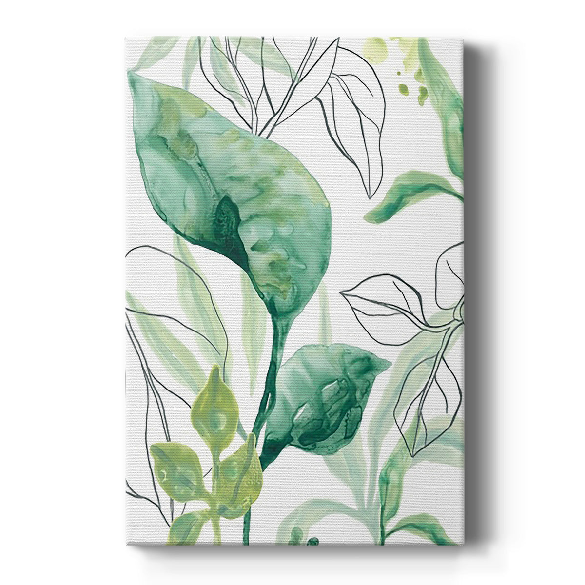Tropical Palm Chorus I Premium Gallery Wrapped Canvas - Ready to Hang