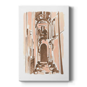 Blush Architecture Study IV Premium Gallery Wrapped Canvas - Ready to Hang