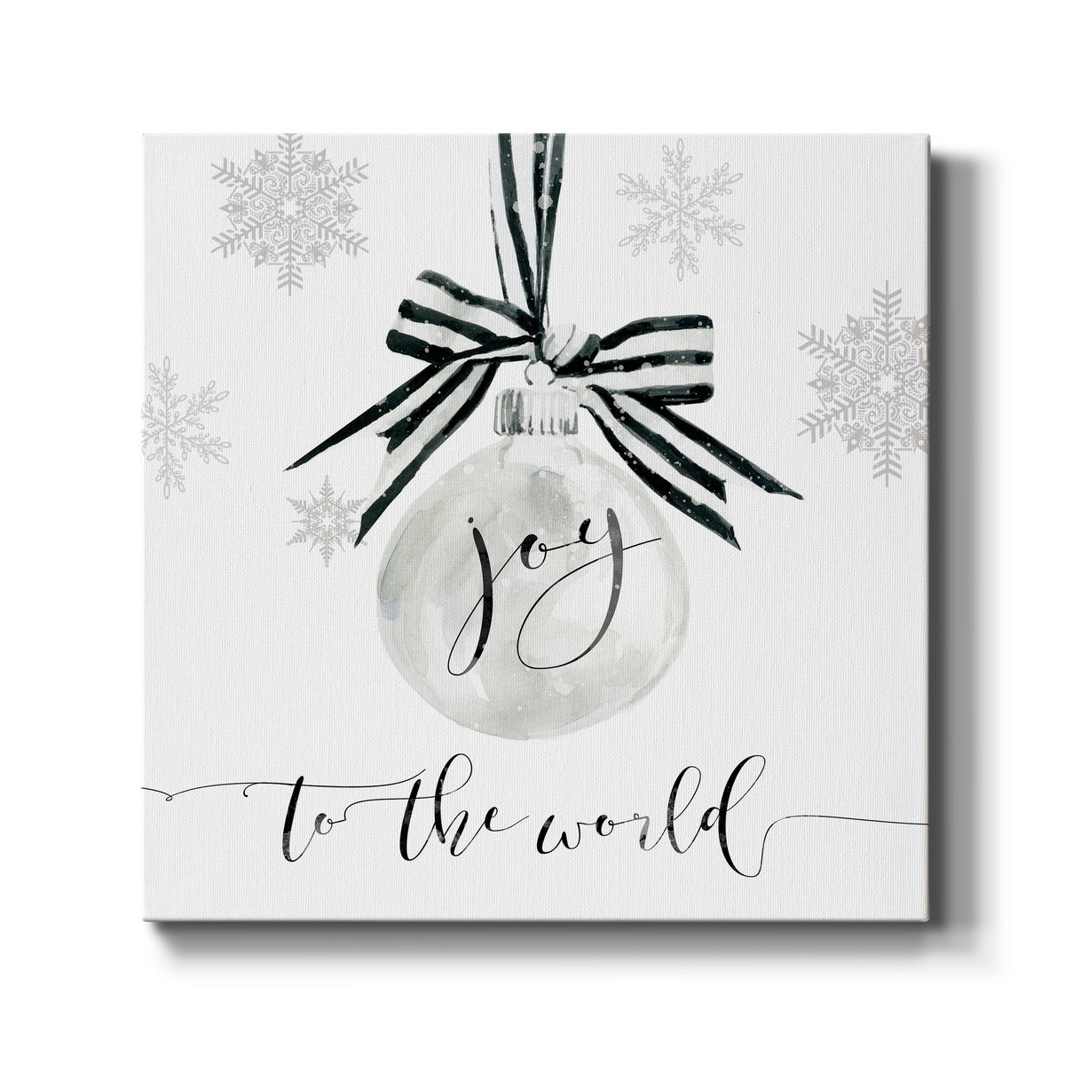 Joy Ornament - Premium Gallery Wrapped Canvas  - Ready to Hang