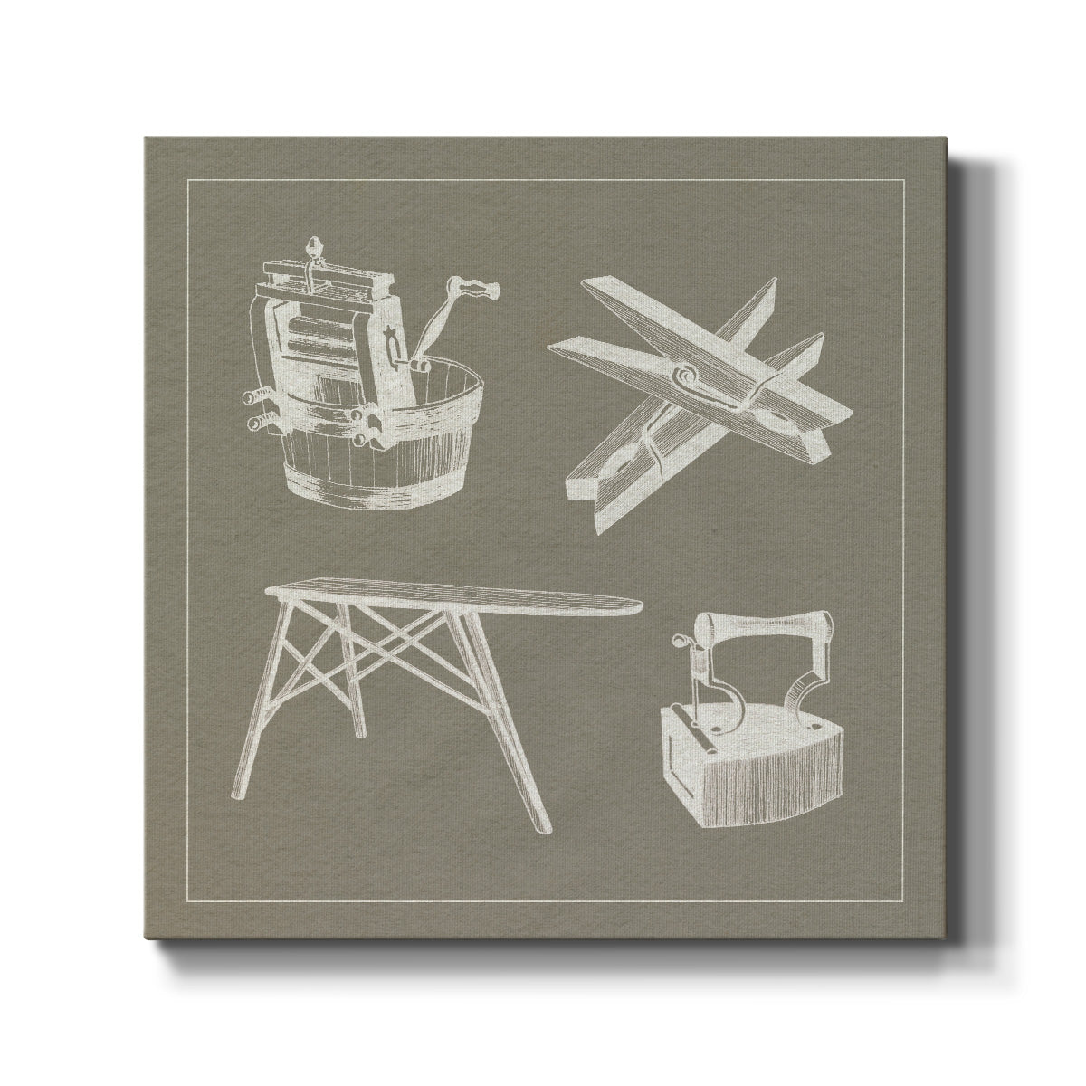 Laundry Tips VIII - Canvas Art Print