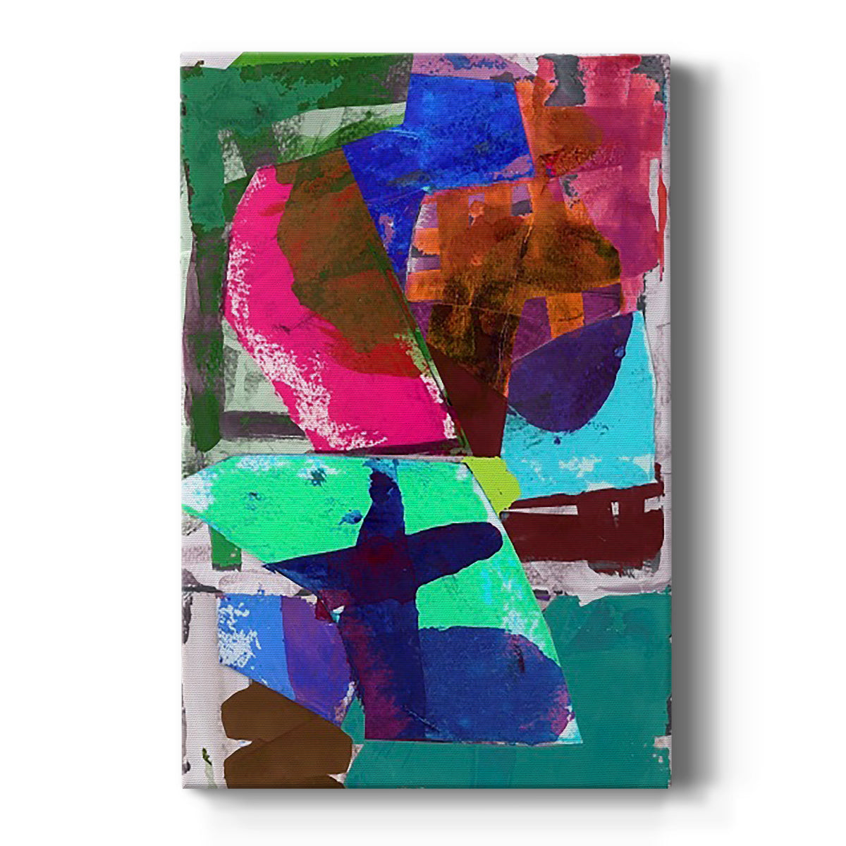 Brights Strokes III - Canvas Art Print