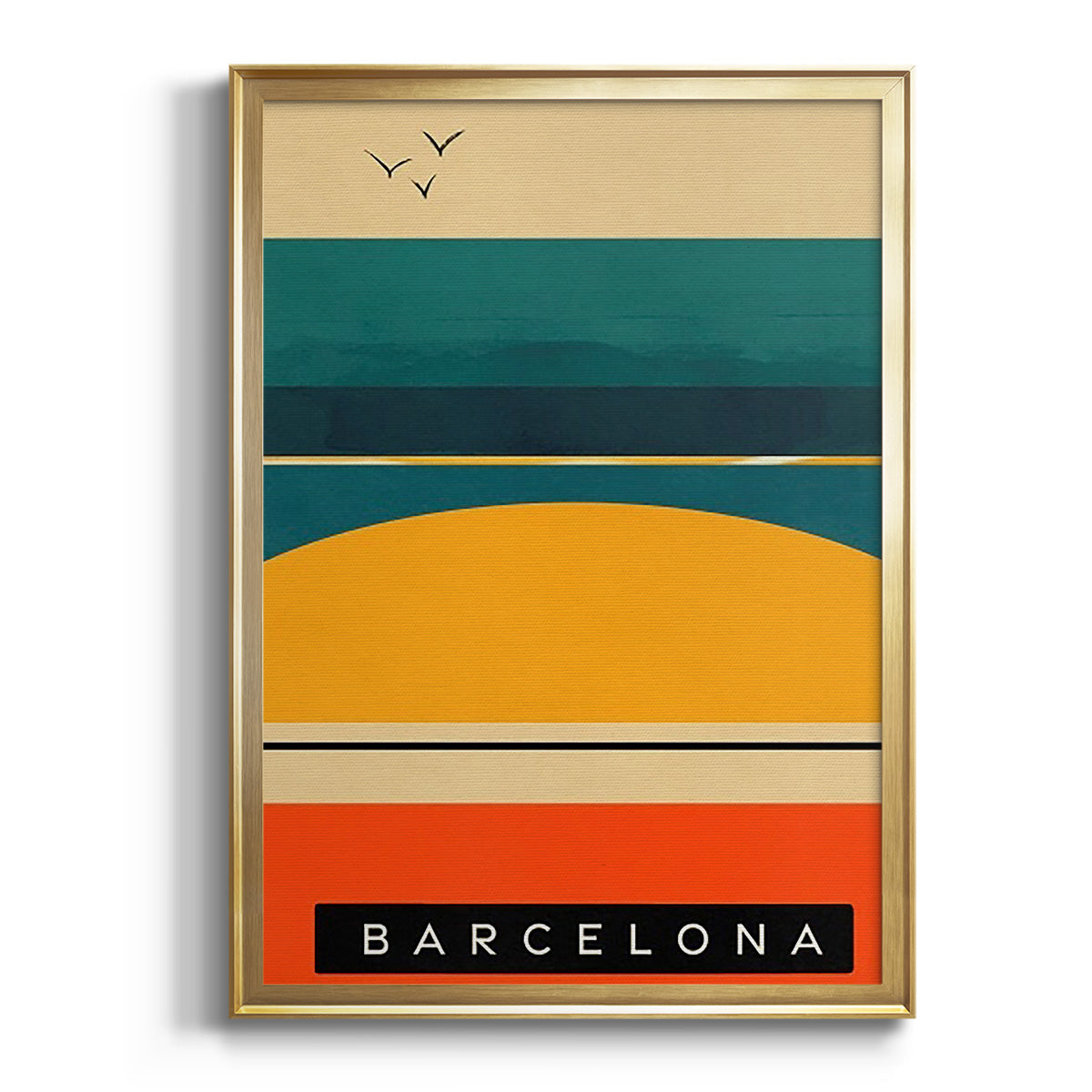 Sepia Botanical Journal I - Modern Framed Canvas Print