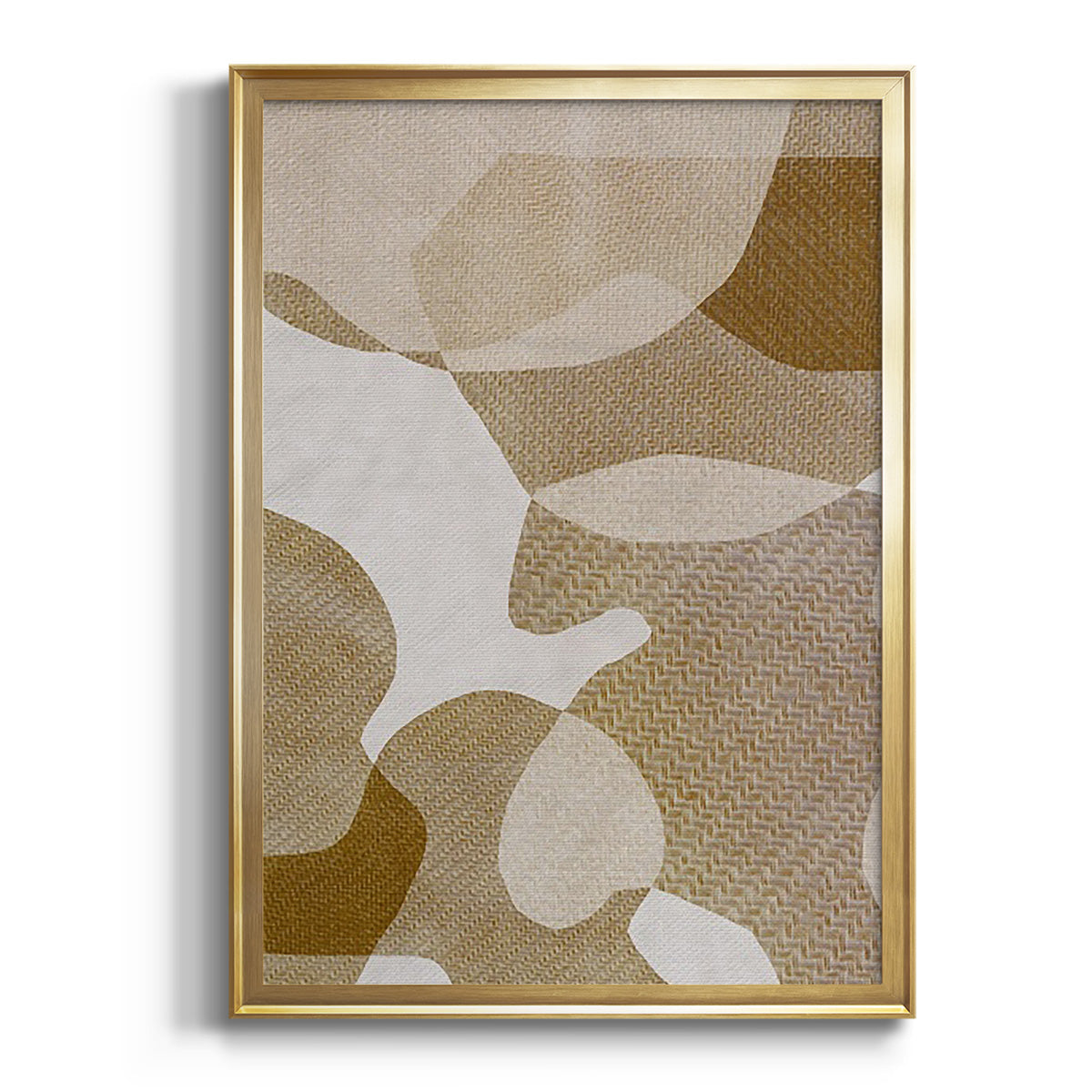 Soft Half Shell I - Modern Framed Canvas Print