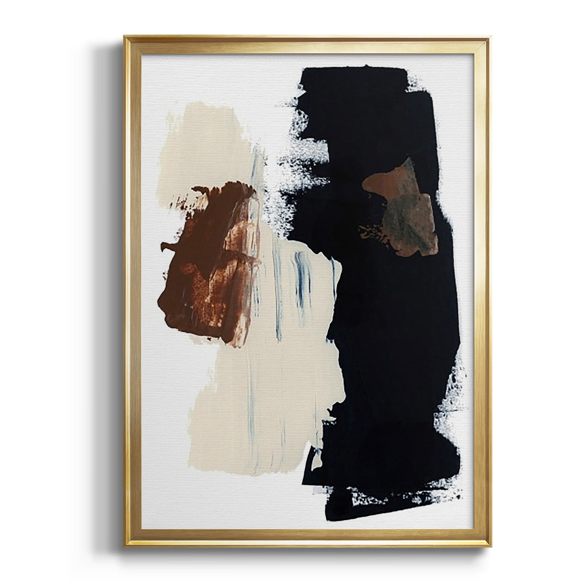 Soft Half Shell I - Modern Framed Canvas Print