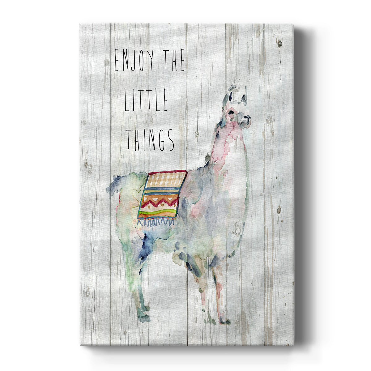 Llama Little Things - Canvas Art Print