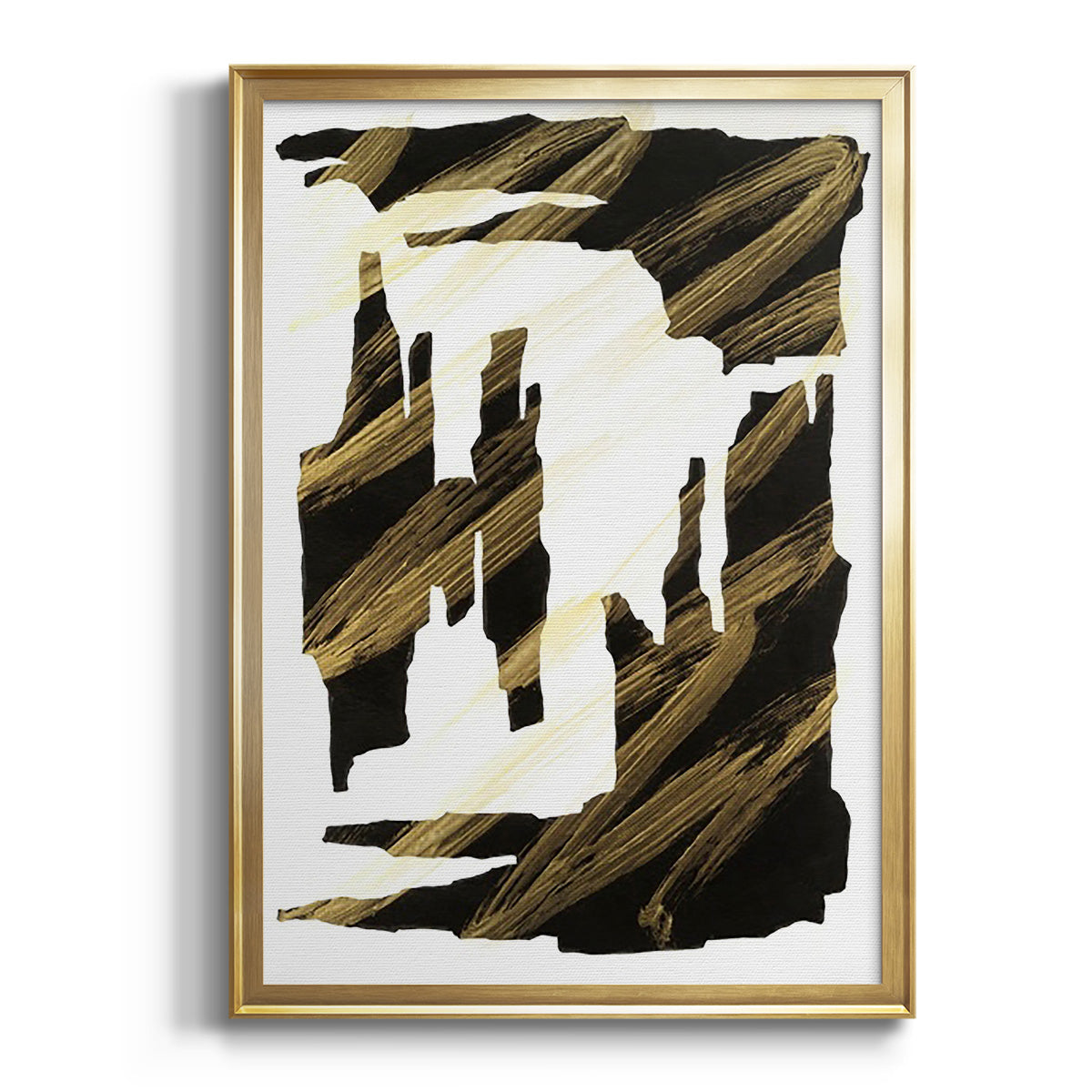 Sepia Botanical Journal I - Modern Framed Canvas Print