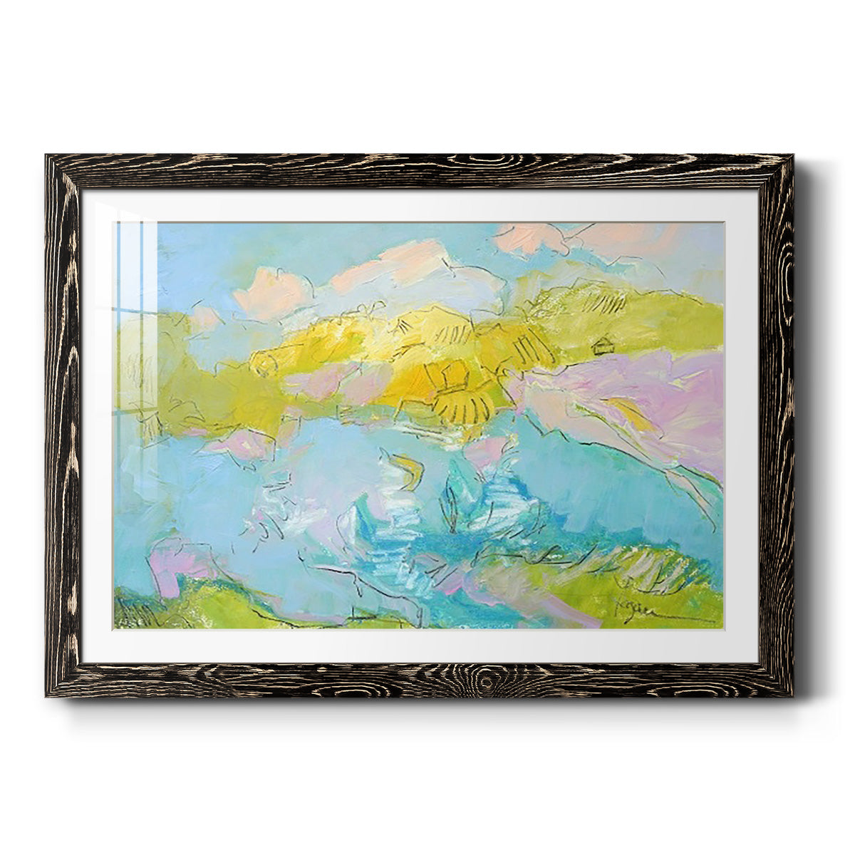 Learning to Fly-Premium Framed Print - Ready to Hang