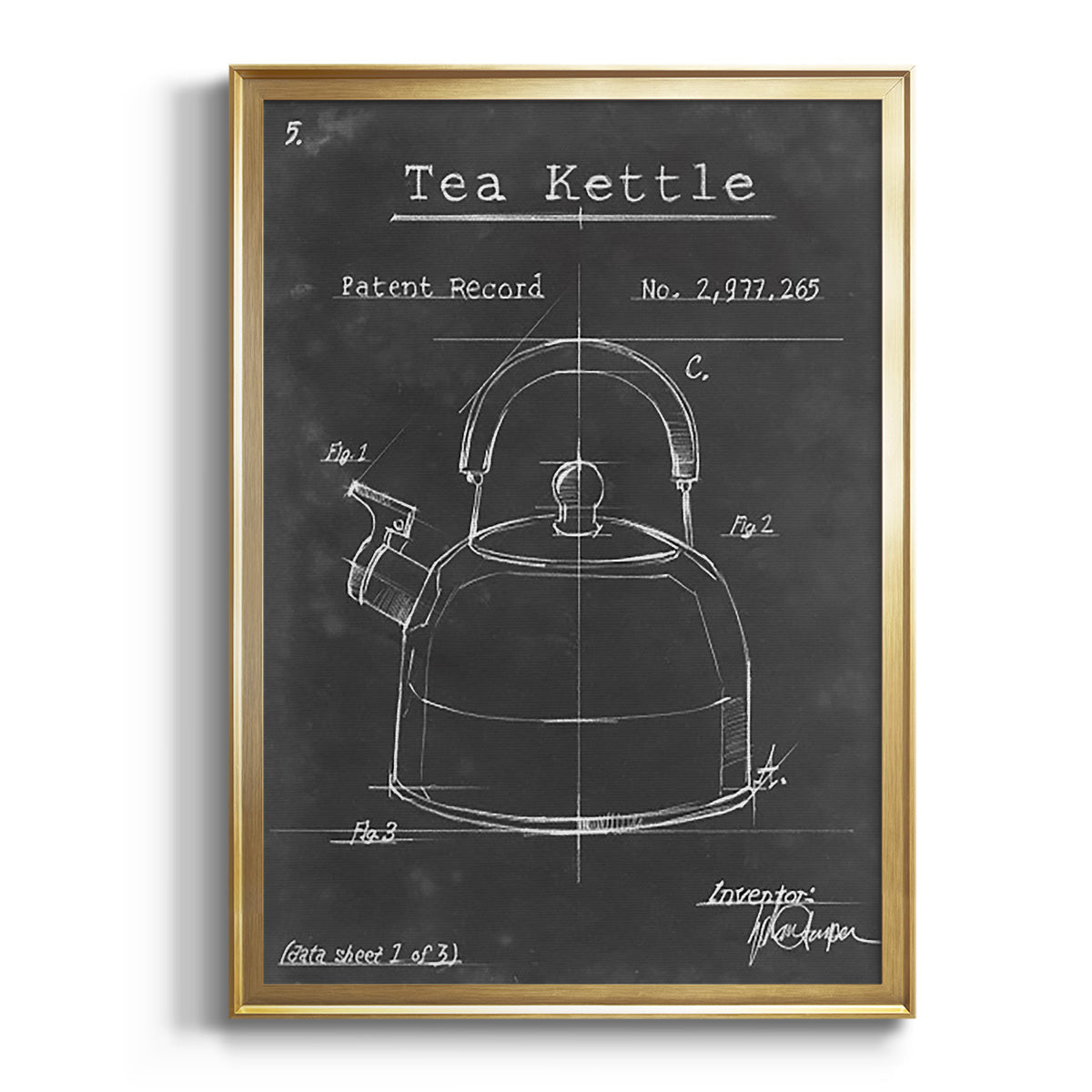 Sepia Botanical Journal I - Modern Framed Canvas Print