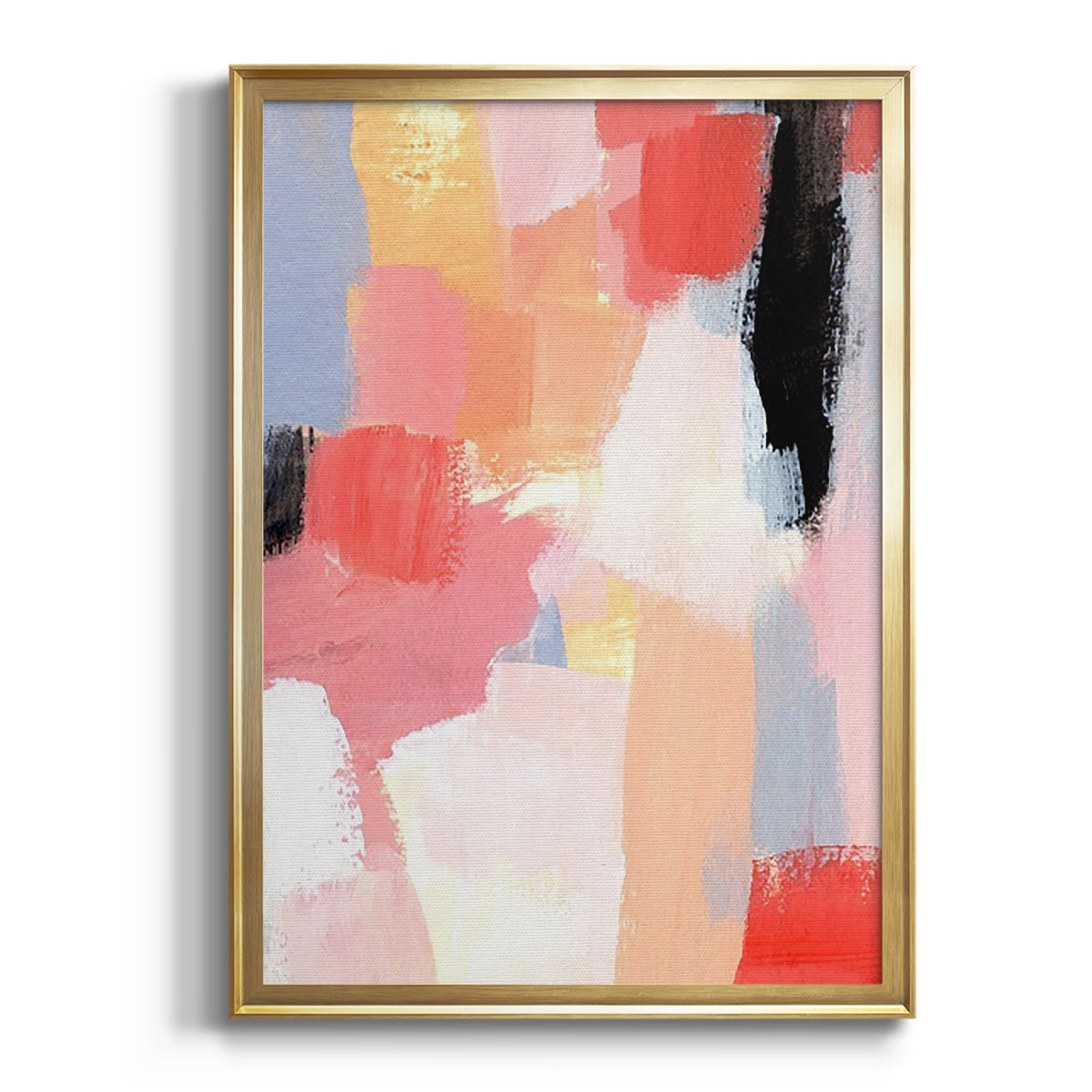 Soft Half Shell I - Modern Framed Canvas Print