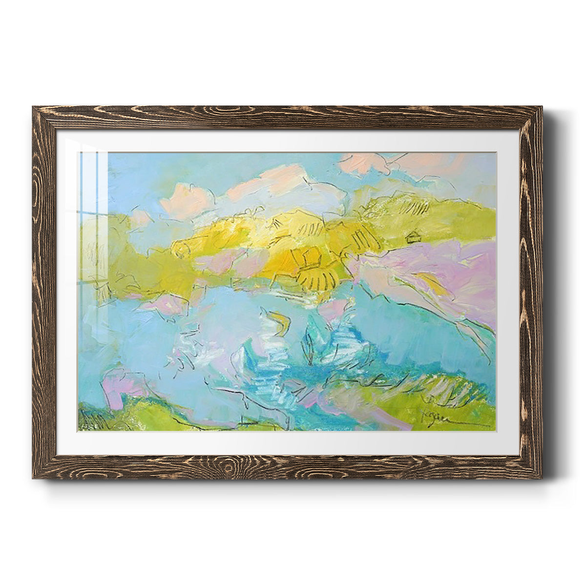 Learning to Fly-Premium Framed Print - Ready to Hang