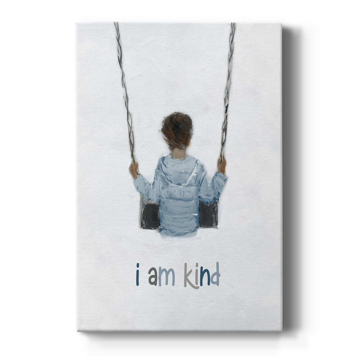 Boy on a Swing - Canvas Art Print