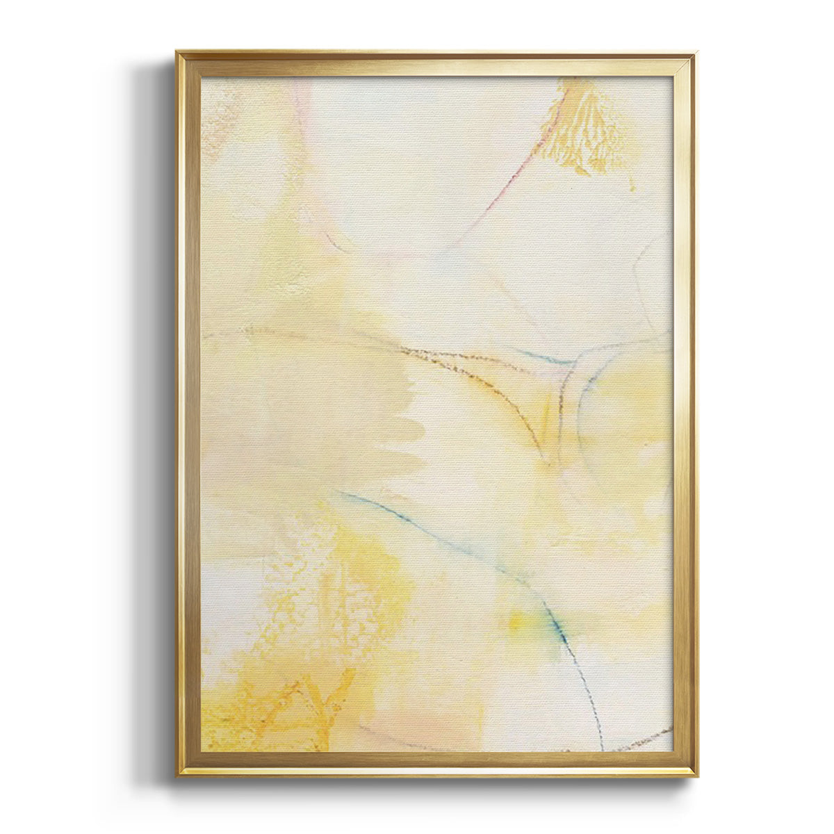 Soft Half Shell I - Modern Framed Canvas Print