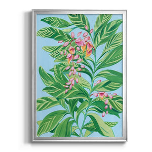 Tropical Shell Ginger II Premium Framed Print - Ready to Hang