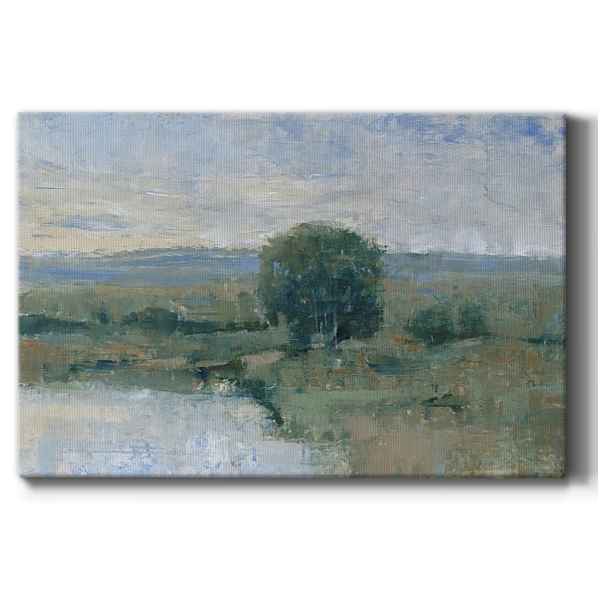Riverbank Impression II Premium Gallery Wrapped Canvas - Ready to Hang