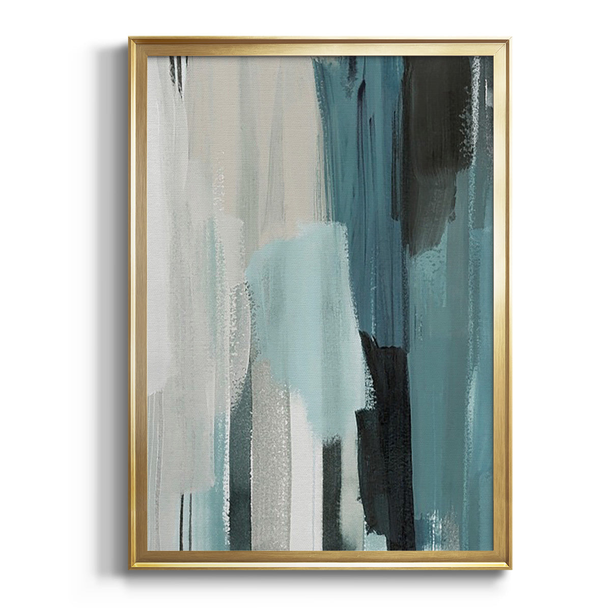 Soft Half Shell I - Modern Framed Canvas Print