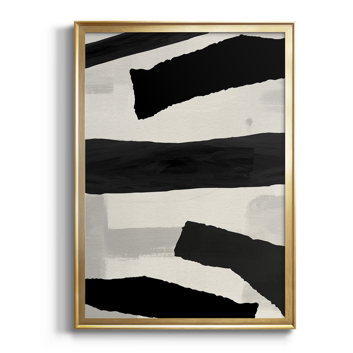 Soft Half Shell I - Modern Framed Canvas Print