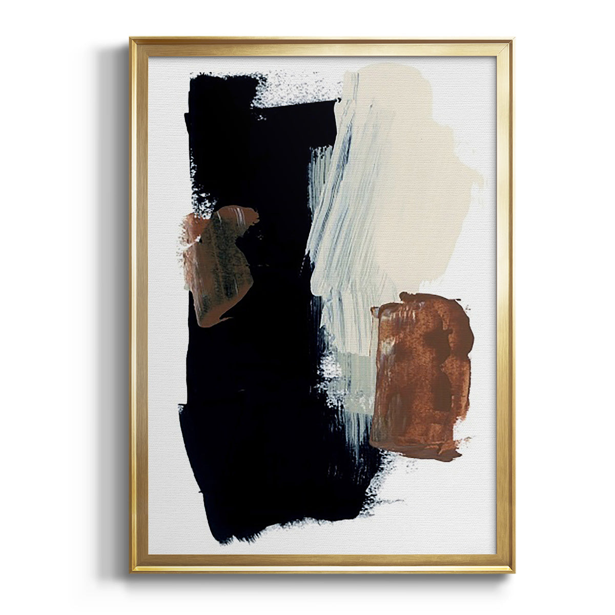 Soft Half Shell I - Modern Framed Canvas Print