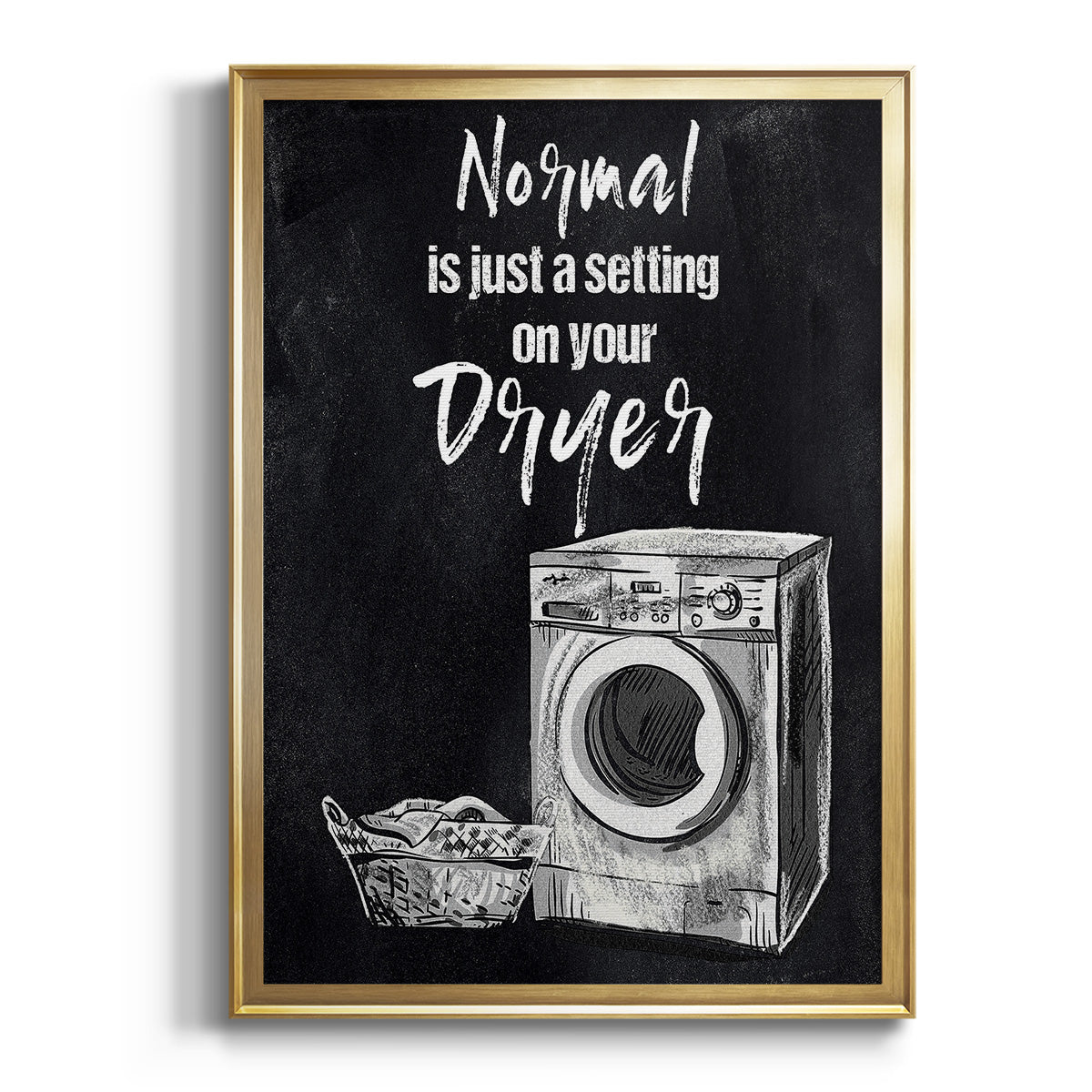 Normal Is Just A Setting Premium Framed Print - Ready to Hang