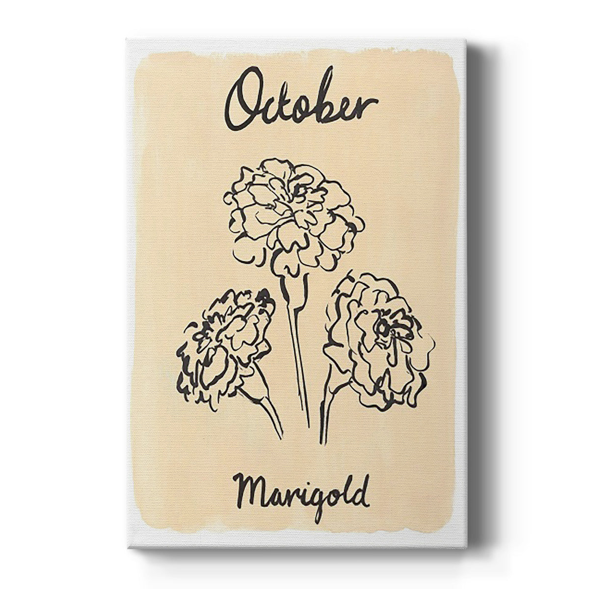 Birth Month X - Canvas Art Print
