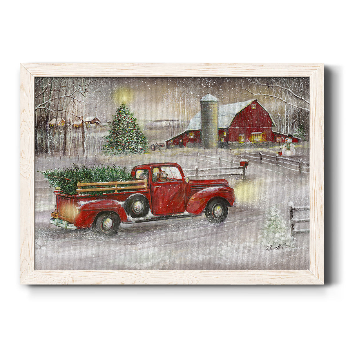 Making Christmas Memories-Premium Framed Canvas - Ready to Hang