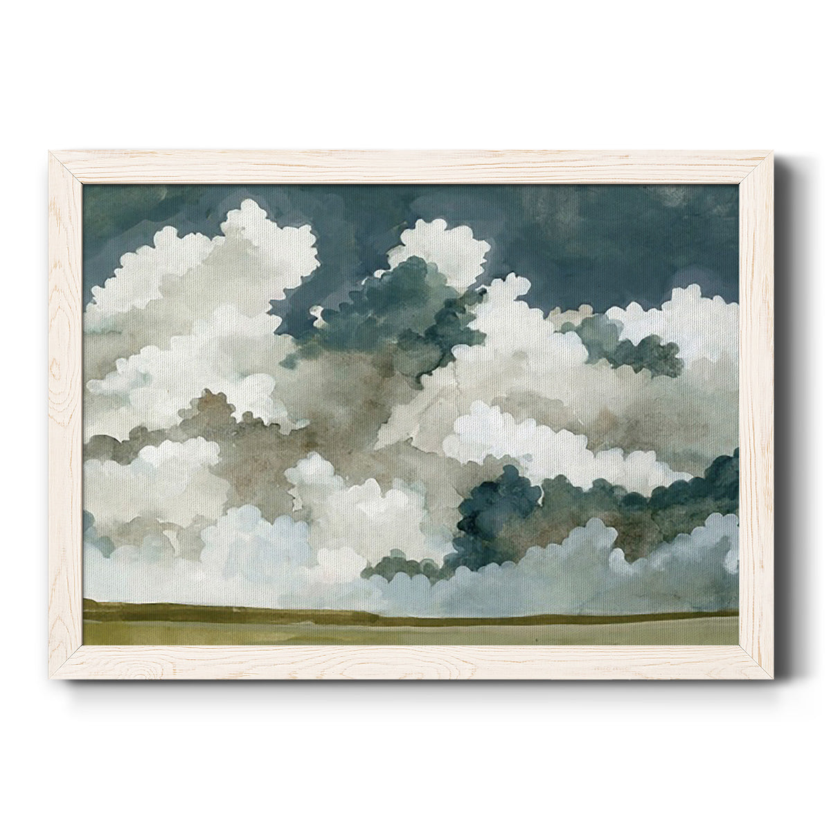 Vast Neutral Sky III-Premium Framed Canvas - Ready to Hang