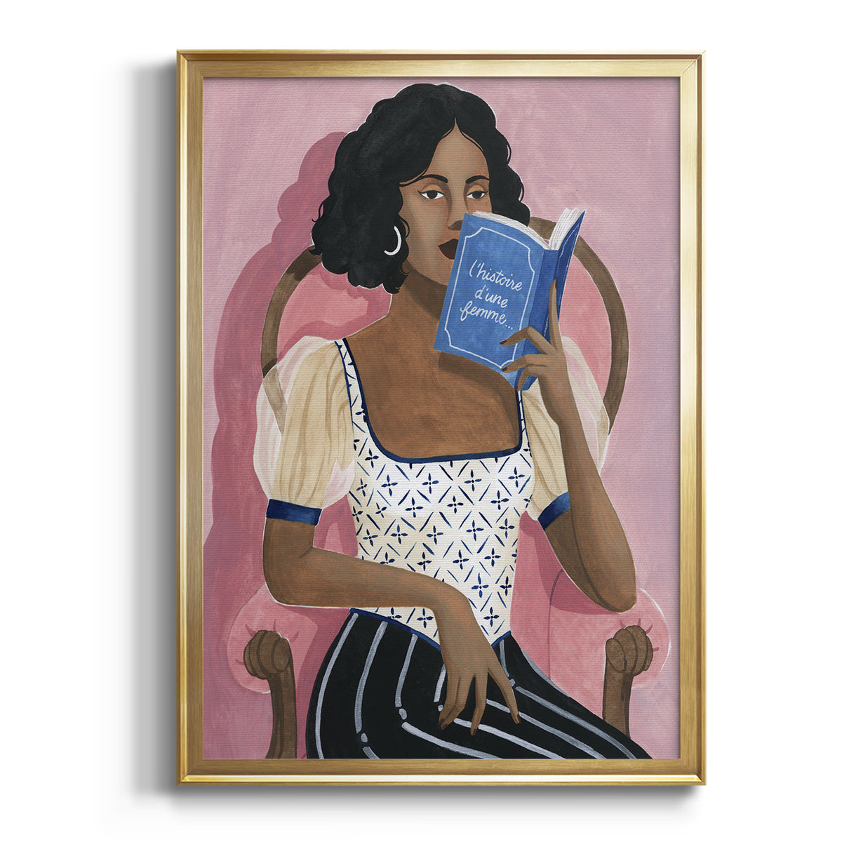 Sepia Botanical Journal I - Modern Framed Canvas Print