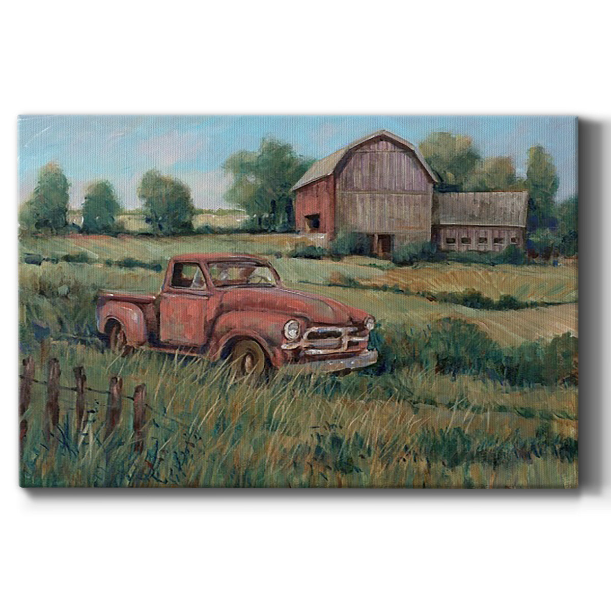 Rusting Away II Premium Gallery Wrapped Canvas - Ready to Hang