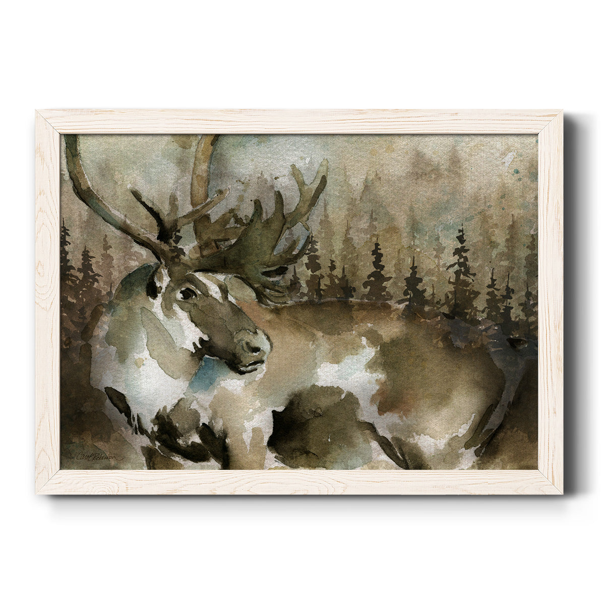 Lodge Twilight III-Premium Framed Canvas - Ready to Hang