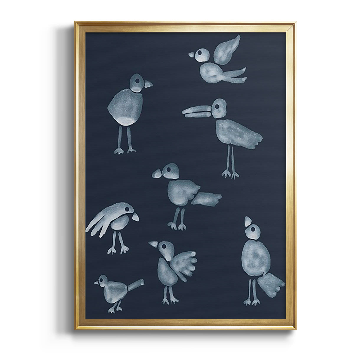 Sepia Botanical Journal I - Modern Framed Canvas Print