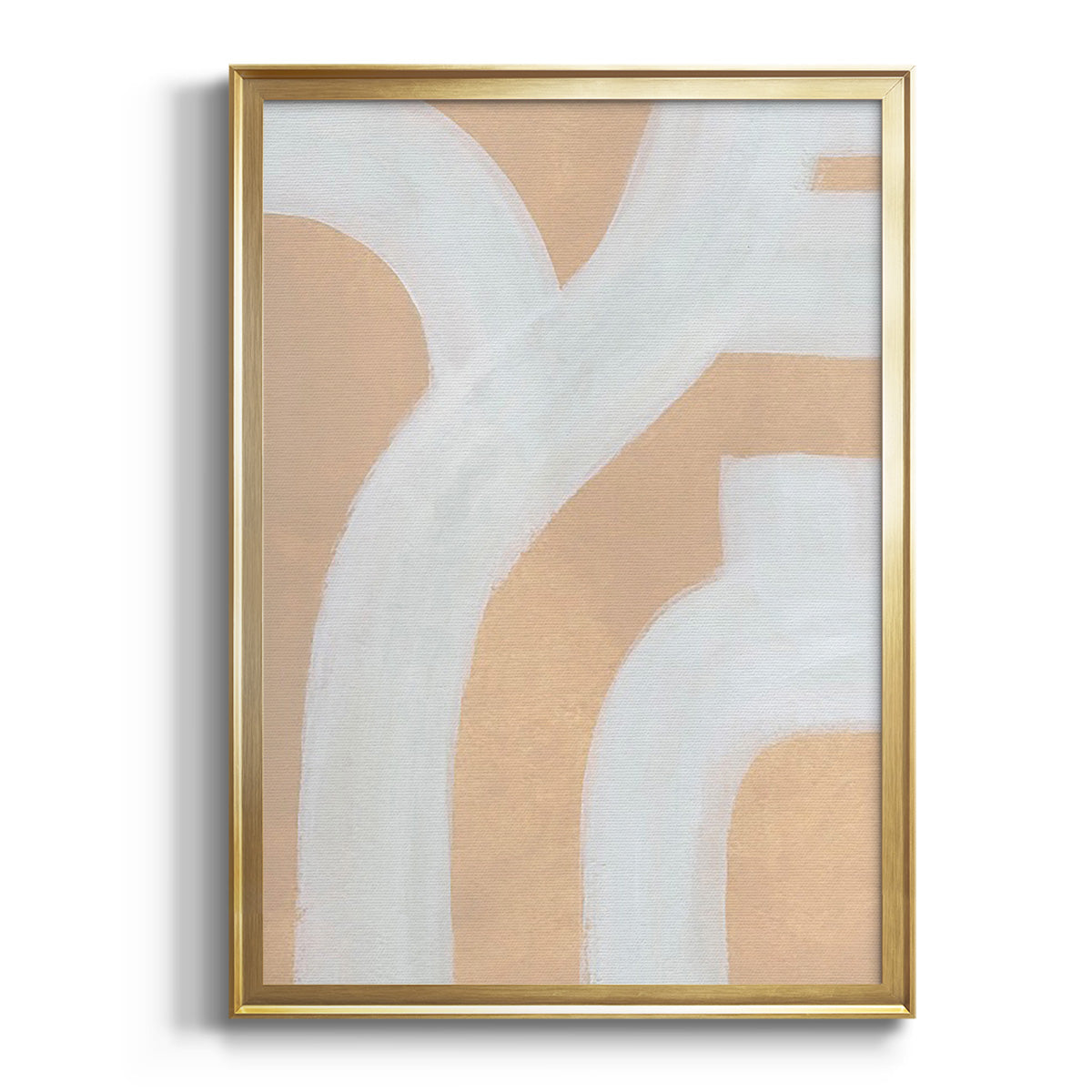 Neutral Winding Paths I Premium Framed Print - Ready to Hang